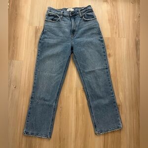 Abercrombie & Fitch ankle straight ultra high-rise curve love jeans size 27/4s
